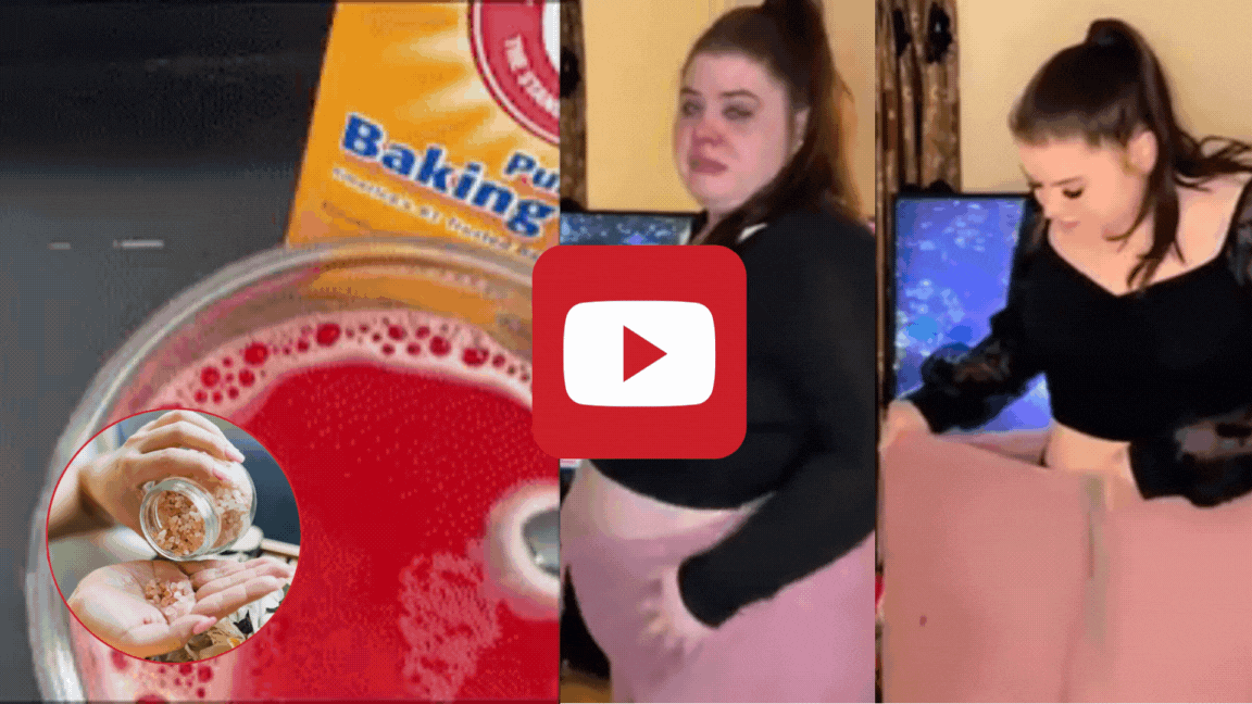 Baking soda morning ritual before and after